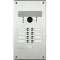 Platine monobloc antivandale bouton poussoir Linea 300 -5 à 8 appels façade Inox