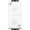 Double-poussoir avec stop 16A 250V~ Livinglight - Blanc - 1 module|Bticino-TICN4027VMC