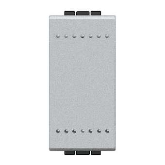 Poussoir à bascule Livinglight contact NO 10A 250V~ - Tech - 1 module|Bticino-TICNT4005A