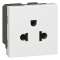 Prise de courant 2P+T à puits euro-US Mosaic 2 modules - blanc|Legrand-LEG077502