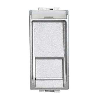 Prise RJ45 Livinglight catégorie6 STP - Tech - 1 module|Bticino-TICNT4279C6S