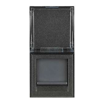 Prise RJ45 Axolute catégorie6A STP - finition Anthracite - 1 module|Bticino-TICHS4279C6A
