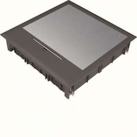 Boîte de sol 24 modules noire|Hager-HAGVQ12059005