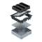 Kit boitier de sol complet UDHOME GES9 9011