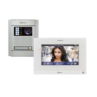 Kit vidéo encastré NEXA Alu 1 appel moniteur ART7 H 7' à mémoire|Golmar-BITGN5110-ART7H