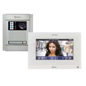 Kit vidéo encastré NEXA Alu 1 appel moniteur ART7 H 7' à mémoire|Golmar-BITGN5110-ART7H