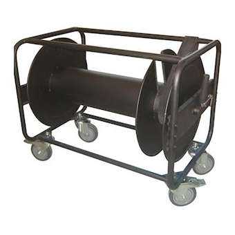 Enrouleur à manivelle EM320R avec 4 roulettes, dont 2 avec frein (ancien EM26R)|Cable equipements-CQSEM320R