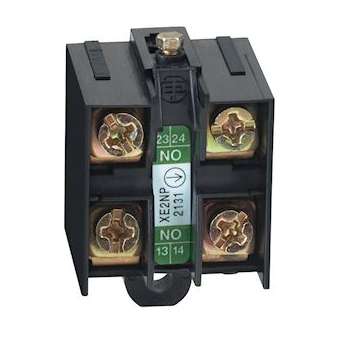XE2NP21 - éléments de contacts inter posit NO+NO dorés simultanés action dépend|Schneider Electric-SCHXE2NP2138