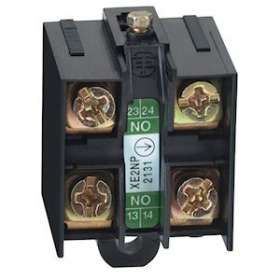 XE2NP21 - éléments de contacts inter posit NO+NO dorés simultanés action dépend|Schneider Electric-SCHXE2NP2138
