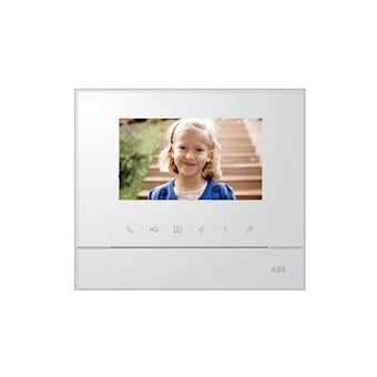 Welcome M Ecran Couleur 4.3 Mains Libres-Blanc|ABB-ABBM22311W