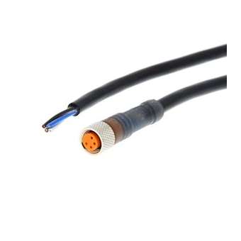 Connecteur m8, 4 broches, droit, pvc, à visser, câble 5 m|Omron electronics-OMRY92E-M08PVC4S5M-L