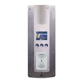 Portier audio IP/SIP défilement loi Handicap et lecteur Mifare N° série PoE|Castel-CST590.7100