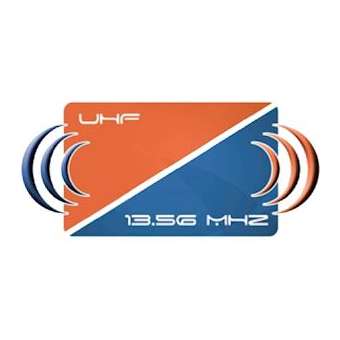 Badge UHF + mifare 1k|Castel-CST910.0123