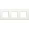 Plaque Livinglight Air Metal monochrome 2+2+2 - Blanc pur|Bticino-TICLNE4802M3BN