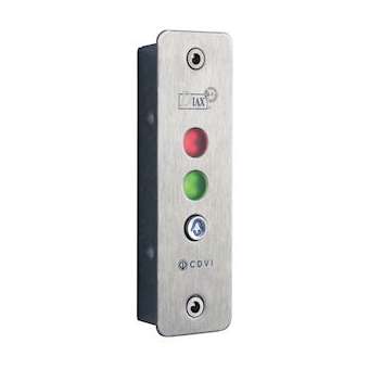 Sémaphore inox 2 leds encastré|CDVI-CDASIE