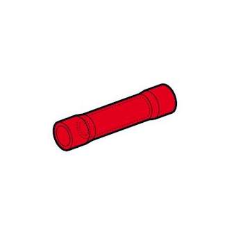Manchon préisolé bout à bout rouge (0,25 à 1,5 mm²)|Cembre-CMBPL03-M