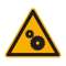 Etiquette signalétique triangulaire mécanique en mouvement 100 mm|Cembre-CMB202503