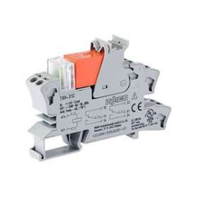 Embase avec relais H 15 mm 24 V DC - 2 RT - 2x8 A|Wago contact-WAG788-312