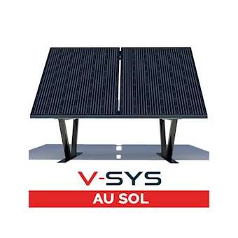 Kit V-SYS au sol 600W 1L2 portrait avec matériel élec|Cetih Carquefou-SYVKA15S2V60Z2