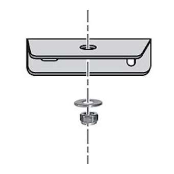 Axovia multipro - platine de fixation portail bras acier (gris)|Somfy-SYF9019899