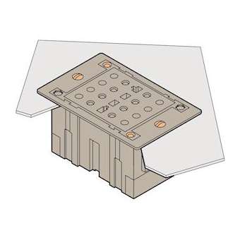 Tc-E-Va Embase Tension-Court Circuites-Flush Mounting|Entrelec-ENT1SNA166747R0200