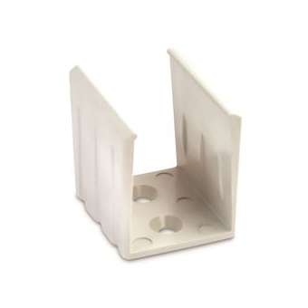 Support de fixation en ABS, pour les profils en aluminium anodisé de 28mm|Collingwood-SLHSM28MB