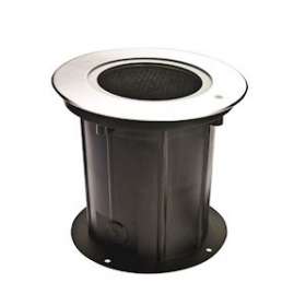 DEEP LIGHT 250 fixe - 230 rond inox brossé 3000K 2329lm 25x1W 30DEG|Europole-POL52121