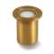 GL018CAB, encastré de sol en laiton LED 0,5W, rouge, faisceau 120DEG IP68