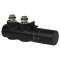 RTH FLEXODESIGN orientable à connexion centrale M30 M1/2-M3/4E Noir brillant