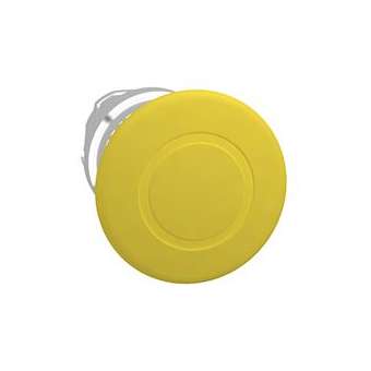 Harmony XB4 - tête coup de poing - pousser tirer - D40 - jaune|Schneider Electric-SCHZB4BT5