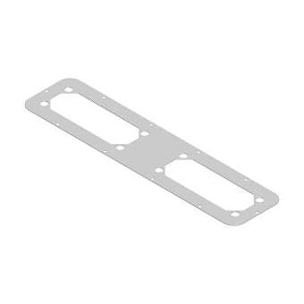 Spacial - plaque passe-câbles - 2xFL21 - pour coffret S3D - acier - 545x130mm|Schneider Electric-SCHNSYTLF2FL