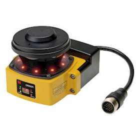 Scrutateur laser os32c, portées: sécu 4m - avertissement 15m, sortie de câble|Omron electronics-OMROS32C-BP-4M