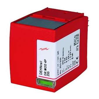 DR M MOD 4P 255 module de protection quadripolaire pour DEHNrail M 4P|Dehn france-DHN953020
