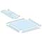 PrismaSeT P Active - Plaque passe-câbles pleine IP55 - L650+150 P600