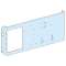 PrismaSeT G Active - Platine NSX250 horiz.-fixe-cde rotative-L600-RAL9003