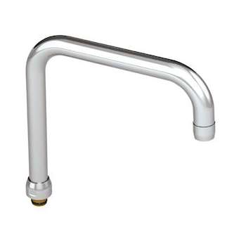 Bec tube orientable par-dessus, D22, H.135 L.200 écrou 3/4'|Delabie-DL5963200145F