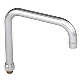 Bec tube orientable par-dessus, D22, H.135 L.200 écrou 3/4'|Delabie-DL5963200145F