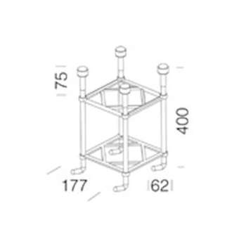 Accessoire 299 Tiges Scellements Acier 200X200|Disano-ZON99139600