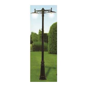 TOSCANE - Lant.+Mat IP43 IK02, cuivré, E27 2x57W max, lampe non incl, haut.2,33m|Aric-ARI4084
