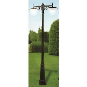 TOSCANE - Lant.+Mat IP43 IK02, cuivré, E27 2x57W max, lampe non incl, haut.2,33m|Aric-ARI4084