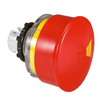 Osmoz compo - coup de poing D54 EN418 visu STOP-I - pousser-tirer - rouge - IP6|Legrand-LEG023895