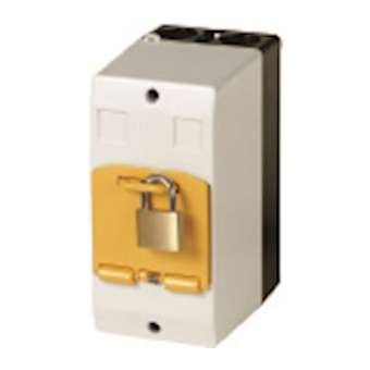 Coffret isolant, pour PKZ01, +dispositif de cadenassage jaune|Eaton industries-EONCI-PKZ01-SVB