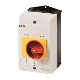 Coffret isolant, pour PKZ0, +poignée rotative, noir/gris|Eaton industries-EONCI-K2-PKZ0-GRV