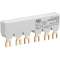 Peigne d'alimentation 65A Max pour 2 MS116-MS/MO132 sans contact auxilliaire|ABB-ABBH440068