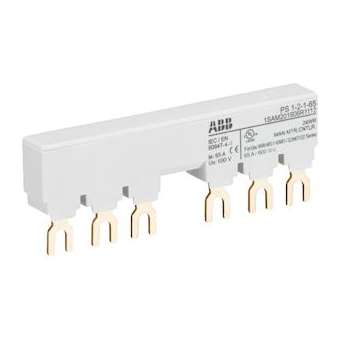 Peigne d'alimentation 65A Max pour 2 MS116-MS/MO132 avec 1 contact auxilliaire|ABB-ABBH440072