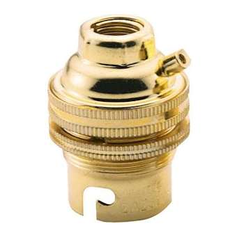 Douille acier laitonné B22 DB M10|Ebenoïd-EBE43310