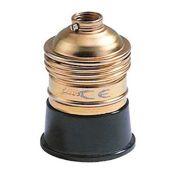 Douille acier laitonné E27 M10|Ebenoïd-EBE47120