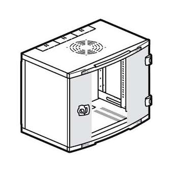 Coffret fixe 19pouces LCS³ capacité 21U - 600x1000x580mm|Legrand-LEG046209