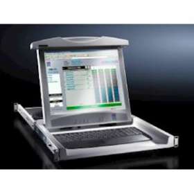 Console rackable 1U, clavier anglais|Rittal-RIT9055.312