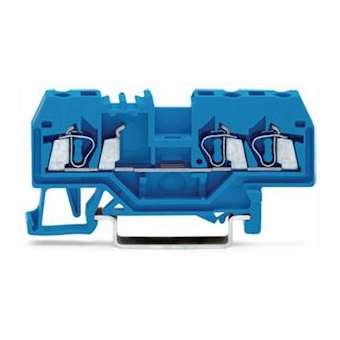 Borne de passage 3C / 2,5 mm² / CFMC / Bleu|Wago contact-WAG280-684